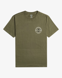 4 Rotor Diamond - T-shirt manches courtes pour Homme Marron C1SS11BIP2 Billabong