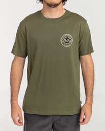 0 Rotor Diamond - T-shirt manches courtes pour Homme Marron C1SS11BIP2 Billabong
