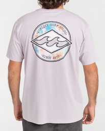 3 Rotor Diamond - Short Sleeve T-Shirt for Men Purple C1SS11BIP2 Billabong