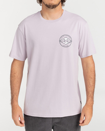 0 Rotor Diamond - Short Sleeve T-Shirt for Men Purple C1SS11BIP2 Billabong