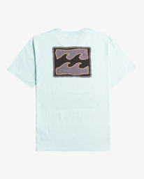 8 Crayon Wave - Short Sleeve T-Shirt for Men Blue C1SS14BIP2 Billabong