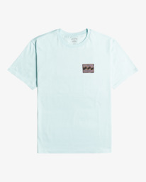7 Crayon Wave - Short Sleeve T-Shirt for Men Blue C1SS14BIP2 Billabong