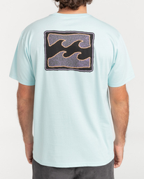 4 Crayon Wave - Short Sleeve T-Shirt for Men Blue C1SS14BIP2 Billabong