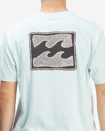 6 Crayon Wave - Short Sleeve T-Shirt for Men Blue C1SS14BIP2 Billabong