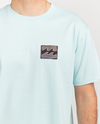2 Crayon Wave - Short Sleeve T-Shirt for Men Blue C1SS14BIP2 Billabong