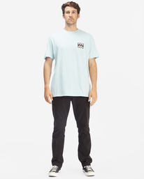 3 Crayon Wave - Short Sleeve T-Shirt for Men Blue C1SS14BIP2 Billabong