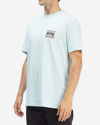 5 Crayon Wave - Short Sleeve T-Shirt for Men Blue C1SS14BIP2 Billabong