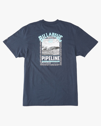 8 Pipeline Poster - Short Sleeve T-Shirt for Men Blue C1SS1ABIP2 Billabong