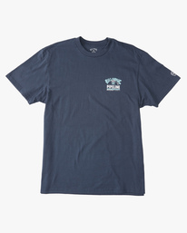 7 Pipeline Poster - Short Sleeve T-Shirt for Men Blue C1SS1ABIP2 Billabong