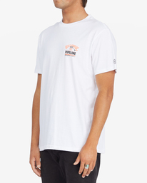 3 Pipeline Poster - T-Shirt für Männer Weiss C1SS1ABIP2 Billabong
