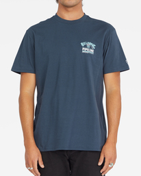 0 Pipeline Poster - Short Sleeve T-Shirt for Men Blue C1SS1ABIP2 Billabong