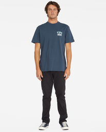 1 Pipeline Poster - Short Sleeve T-Shirt for Men Blue C1SS1ABIP2 Billabong
