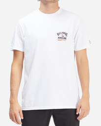 0 Pipeline Tube - Short Sleeve T-Shirt for Men White C1SS1BBIP2 Billabong
