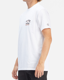 3 Pipeline Tube - Short Sleeve T-Shirt for Men White C1SS1BBIP2 Billabong
