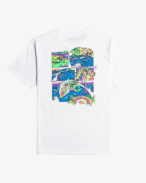 6 Croco Dreams - T-shirt met korte mouw voor Heren White C1SS24BIP2 Billabong