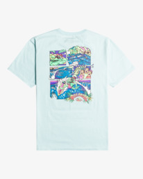 6 Croco Dreams - T-Shirt für Männer Blau C1SS24BIP2 Billabong