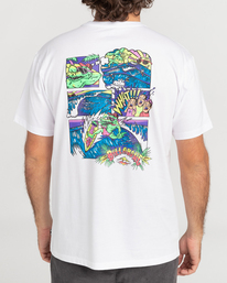 3 Croco Dreams - T-shirt met korte mouw voor Heren White C1SS24BIP2 Billabong