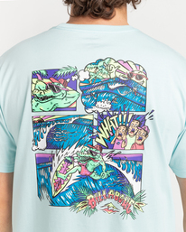 4 Croco Dreams - T-Shirt für Männer Blau C1SS24BIP2 Billabong