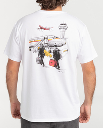 3 Surf Tripping - T-shirt met korte mouw voor Heren White C1SS25BIP2 Billabong