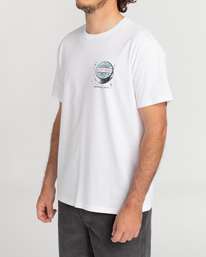 1 Pop - T-shirt manches courtes pour Homme Blanc C1SS27BIP2 Billabong