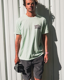 1 Born Is 73 - Camiseta de manga corta para Hombre Multi C1SS35BIP2 Billabong