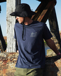 0 Panorama - T-shirt manches courtes pour Homme Noir C1SS49BIP2 Billabong