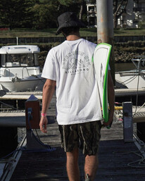 0 Compass - Camiseta de manga corta para Hombre Blanco C1SS52BIP2 Billabong