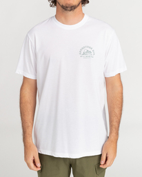1 Compass - Camiseta de manga corta para Hombre Blanco C1SS52BIP2 Billabong