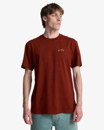 0 Arch Wave - T-shirt met korte mouw voor Heren Red C1SS65BIP2 Billabong