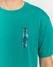2 Tribal Dance - T-shirt manches courtes pour Homme Bleu C1SS66BIP2 Billabong