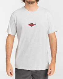 0 Diamond Wave - Short Sleeve T-Shirt for Men Grey C1SS70BIP2 Billabong