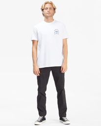 1 Heat - T-shirt manches courtes pour Homme Blanc C1SS95BIP2 Billabong
