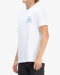 3 Heat - T-shirt manches courtes pour Homme Blanc C1SS95BIP2 Billabong