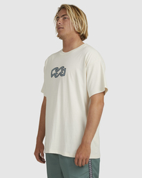 4 Otis Tracks - T-shirt pour Homme Blanc C1SSTEBIP2 Billabong