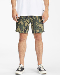 1 Surftrek Elastic - Short surftrek pour Homme Vert C1WK32BIP2 Billabong