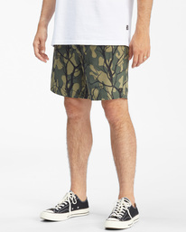 2 Surftrek Elastic - Short surftrek pour Homme Vert C1WK32BIP2 Billabong