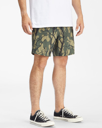 3 Surftrek Elastic - Short surftrek pour Homme Vert C1WK32BIP2 Billabong