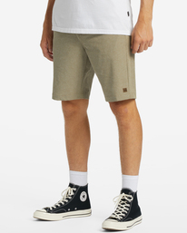 1 Crossfire - Hybrid Shorts for Men Beige C1WK34BIP2 Billabong