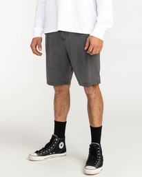 2 New Order - Hybrid Shorts for Men Svart C1WK44BIP2 Billabong