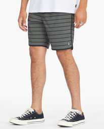 1 Crossfire Elastic 73 - Hybrid Shorts for Men Green C1WK48BIP2 Billabong