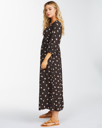 3 Swept Away - Robe midi pour Femme Noir C3DR24BIP2 Billabong