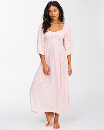 0 Swept Away - Midi Dress for Women Pink C3DR48BIP2 Billabong
