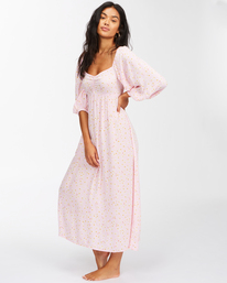2 Swept Away - Midi Dress for Women Pink C3DR48BIP2 Billabong