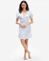 2 Wrap And Roll - Wrap Dress for Women Yellow C3DR57BIP2 Billabong