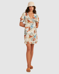 5 My Babylon - Vestido Envolvente para Mujer Marron C3DR63BIP2 Billabong