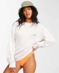 0 Kissed The Sun - Sweatshirt for Women Brown C3FL18BIP2 Billabong