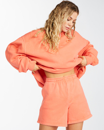 2 Ride In - Sweat pour Femme Orange C3FL21BIP2 Billabong