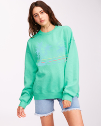 0 Ride In - Sweat pour Femme Vert C3FL25BIP2 Billabong