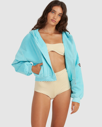 1 Tone On Tone - Cropped Corduroy Jacket for Women Blue C3JK13BIP2 Billabong