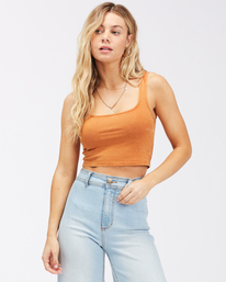 0 Stay Sunny - Tank Top for Women Brown C3KT16BIP2 Billabong